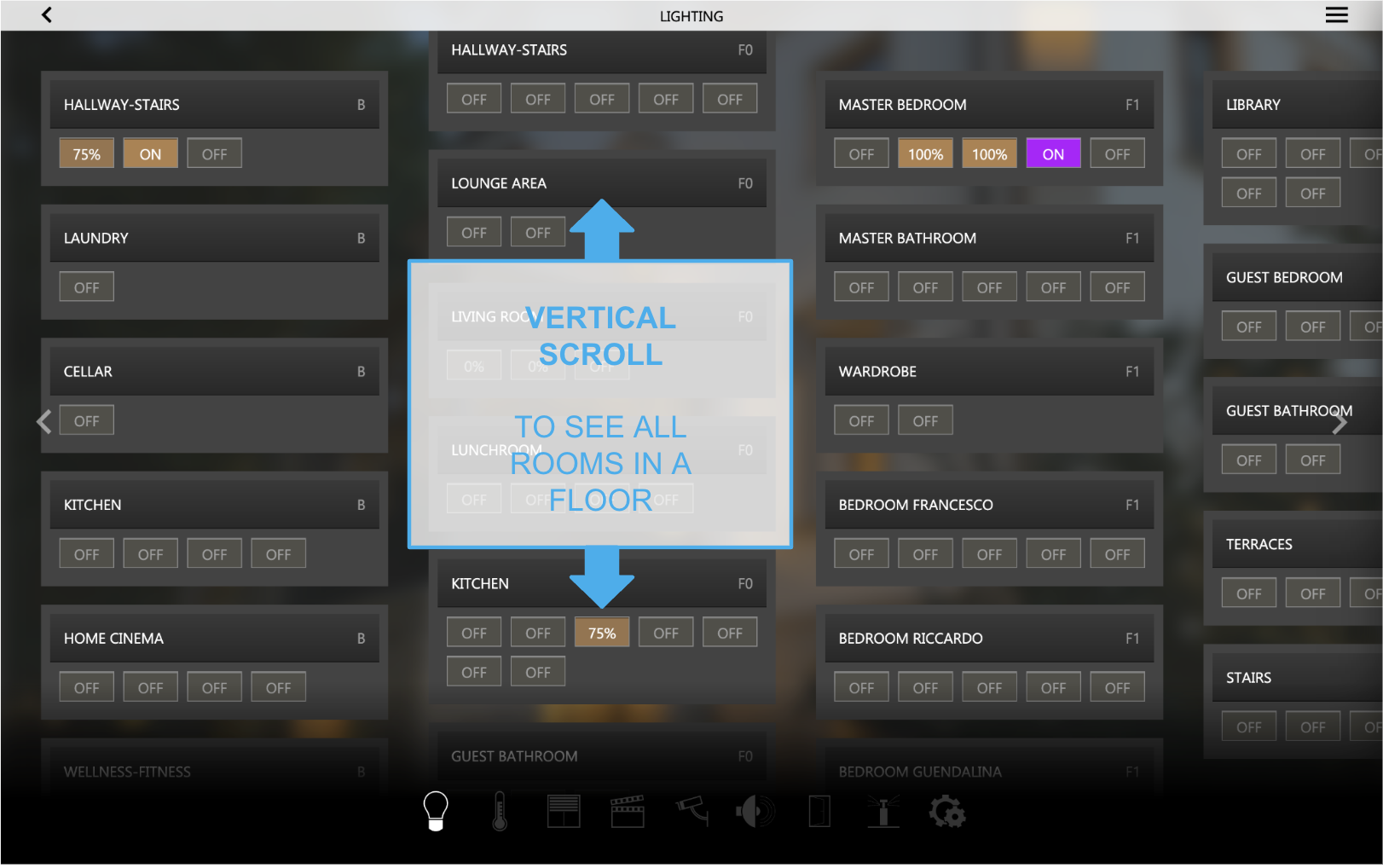 Compact function view