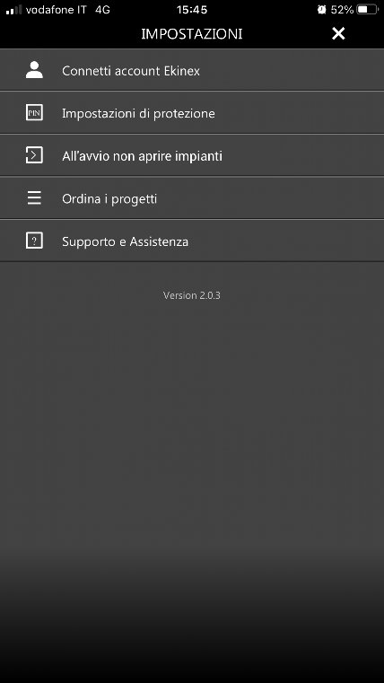 App settings before connecting a cloud account