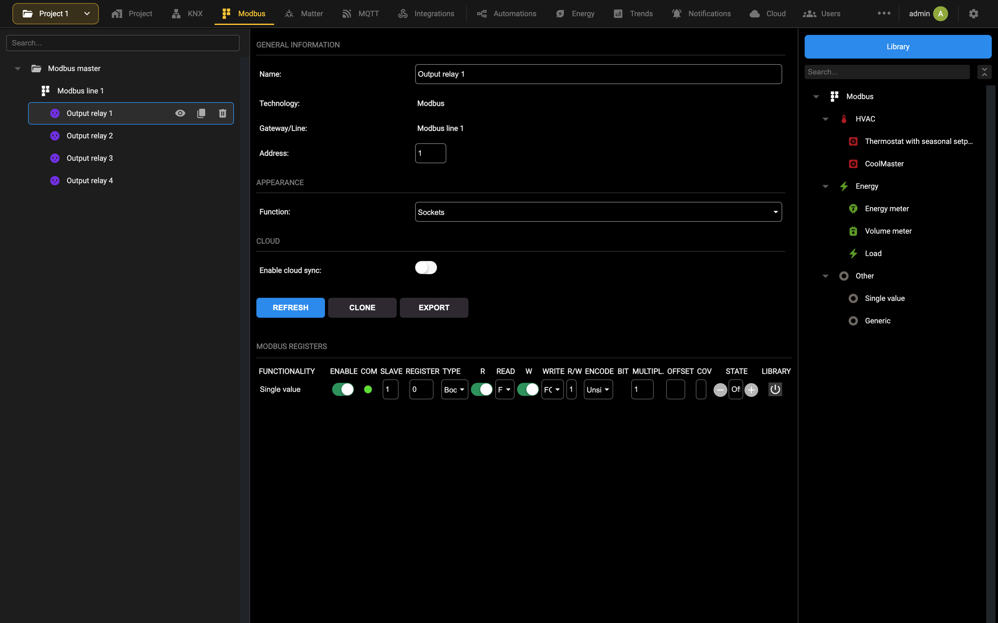 Widget detail sheet