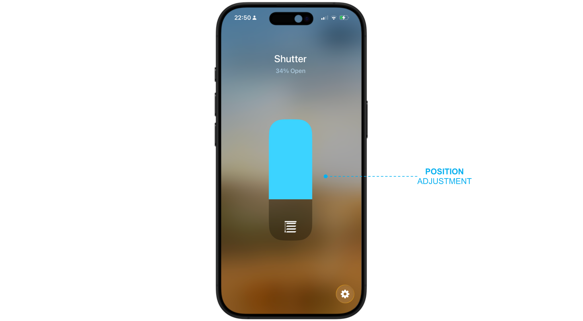 Shutter in Apple Home