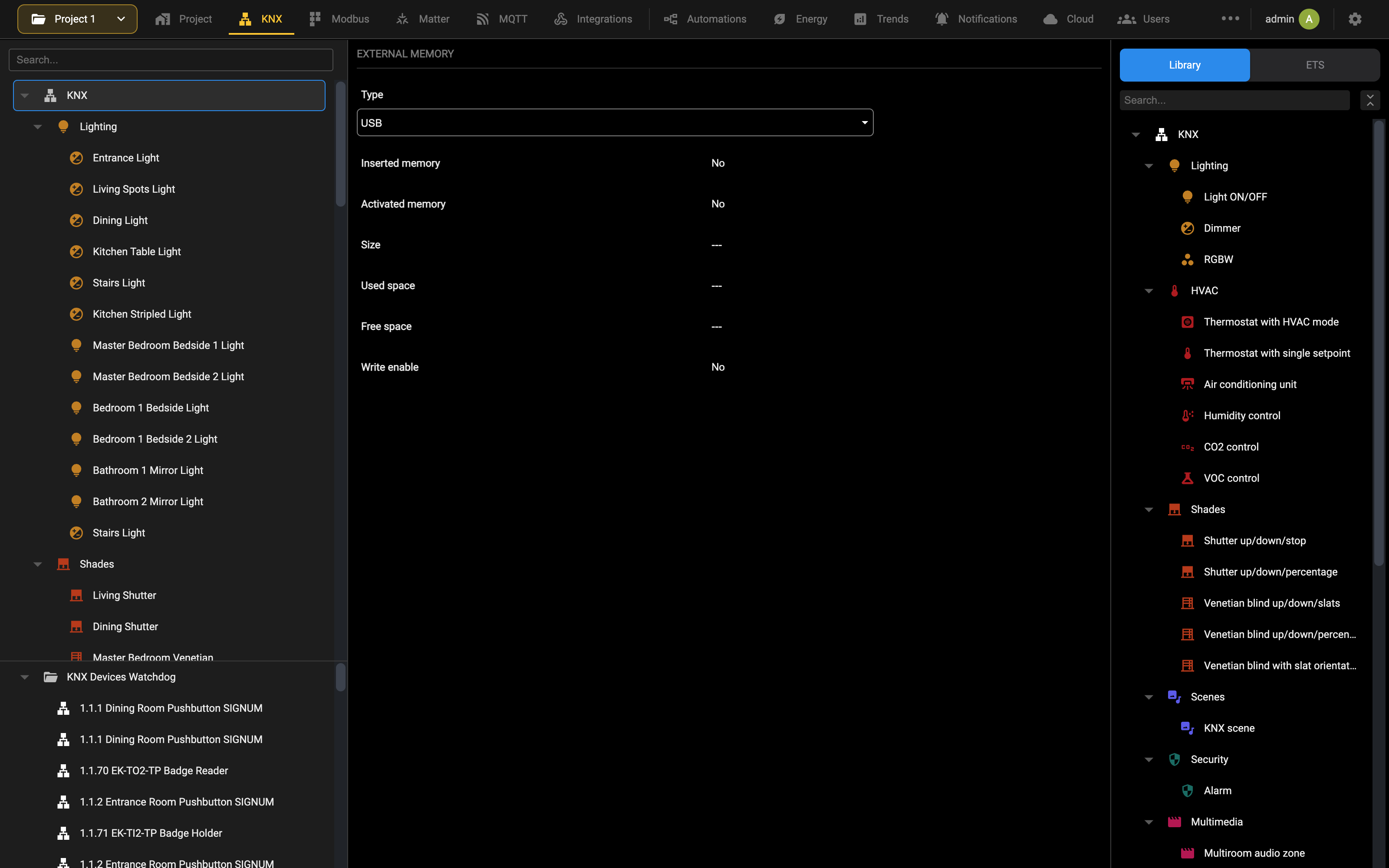 External memory page without a memory