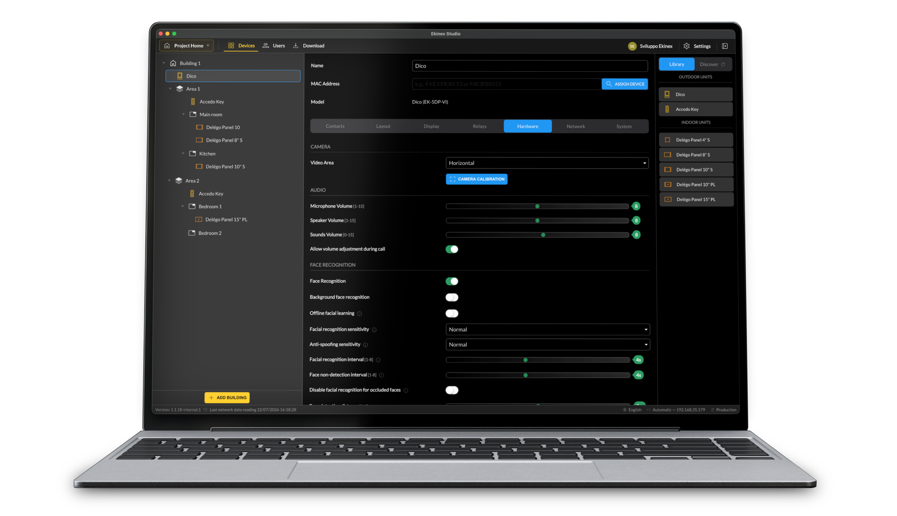 Ekinex Studio application