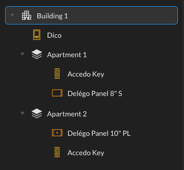 Project tree with Accedo Key readers added